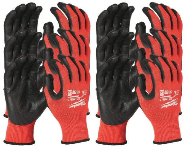 Rękawice Milwaukee Kat. 3 XXL/11 | 12 par