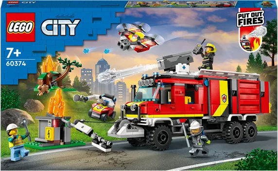 LEGO City 60374 Wóz dowodzenia straży pożarnej