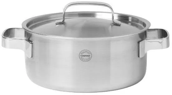 Pillivuyt Gourmet Somme Garnek z pokrywką Ø 24 cm 5 litrów Stal