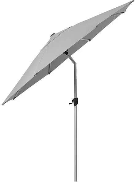 Cane-Line Sunshade parasol z funkcją przechylania - Ø 300 cm - Jasnoszary