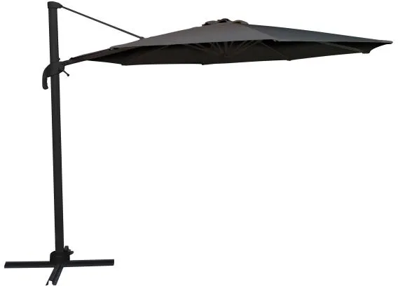 Parasol Roma z obrotem szary 3m