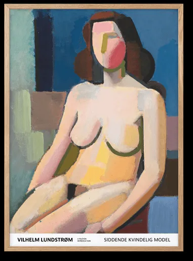 Peléton Siedzący Kobiecy Model, 1942 70x100 Plakat