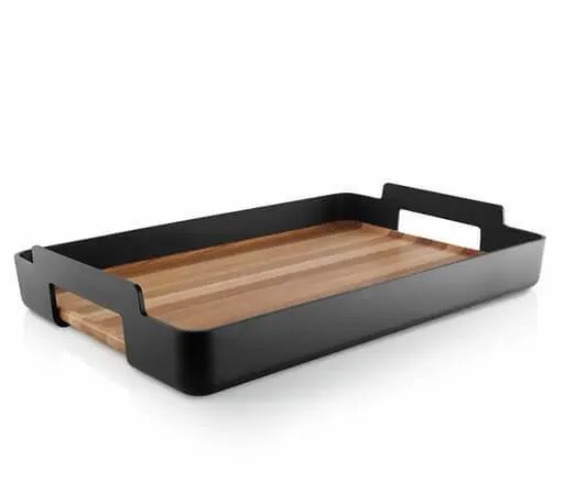 Eva Solo Nordic Kitchen prostokątna taca do serwowania 50x34 cm - Zwęglony bambus