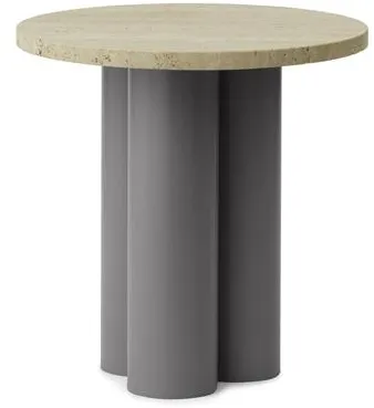 Normann Copenhagen Dit Stolik boczny Szary/Travertine Light
