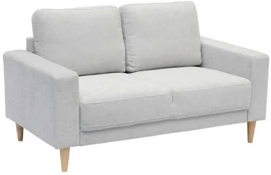 Homeville Cambridge 2 os. tkanina jasnoszara 143x80x82cm
