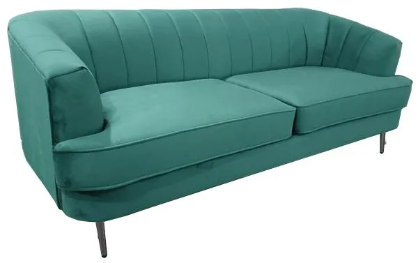 Homeville Andria 3 os. welur zielony 200x89x79cm