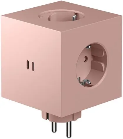Avolt Square 2 Gniazdko Old Pink