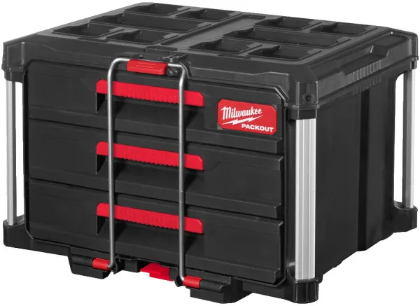 Milwaukee Packout Skrzynia z 3 szufladami