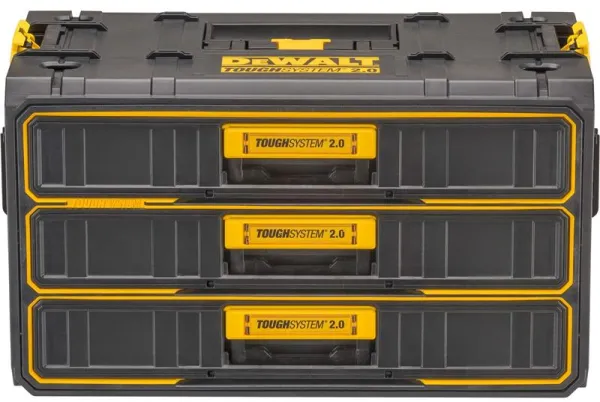 DeWaltÂ® ToughSystemÂ® 2.0 skrzynka narzędziowa z trzema szufladami